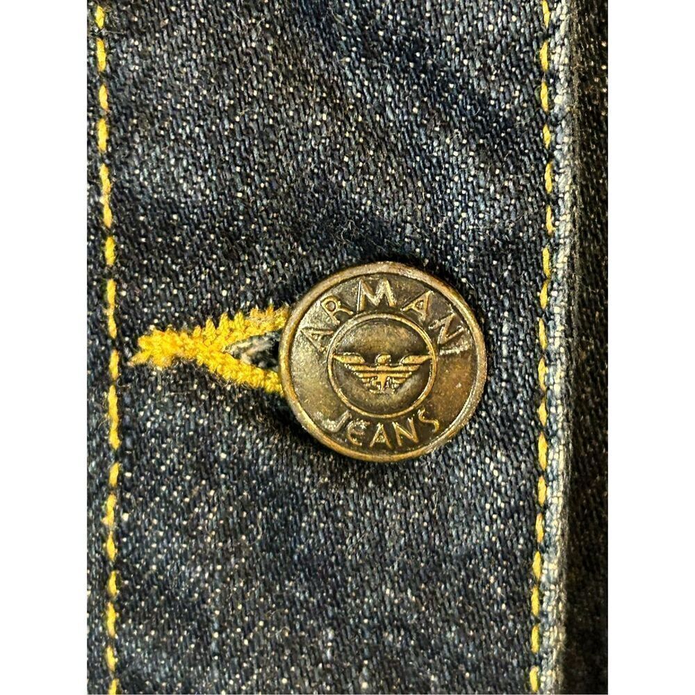 Armani Jeans Jean Jacket Size 6 (0447) - Picture 7 of 12
